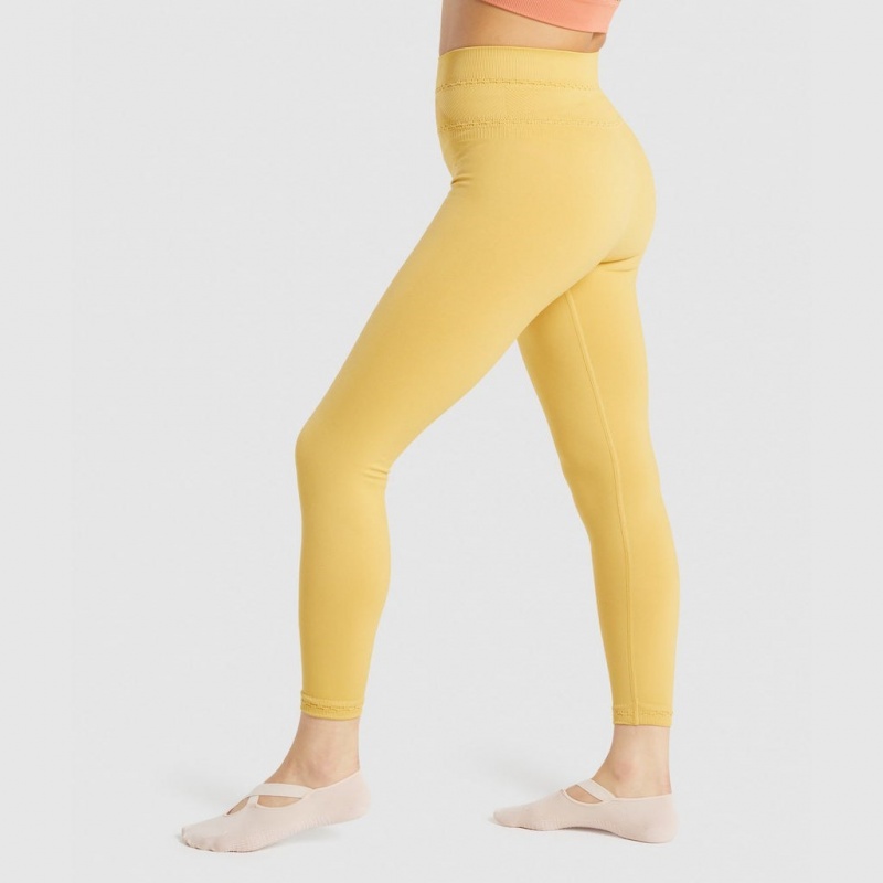 Κολαν Gymshark Studio κίτρινα | 472VTREBJ