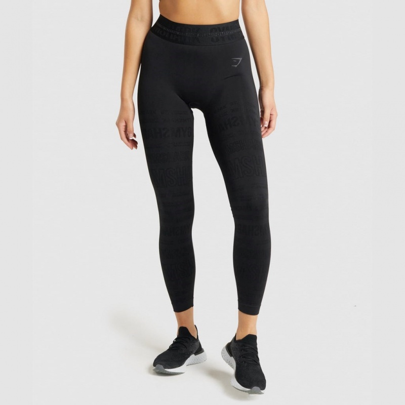 Κολαν Gymshark Vision μαυρα | 490HWQZTE