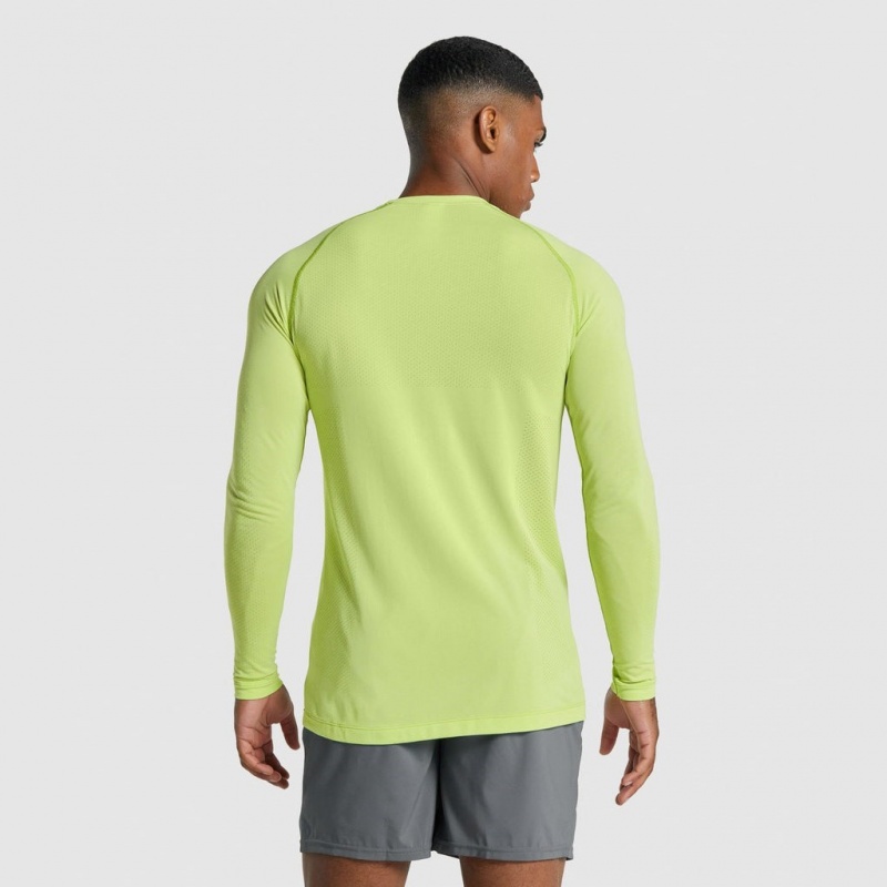 μπλουζακια Gymshark Vital Light Seamless Long Sleeve κίτρινα | 289GSBPTQ