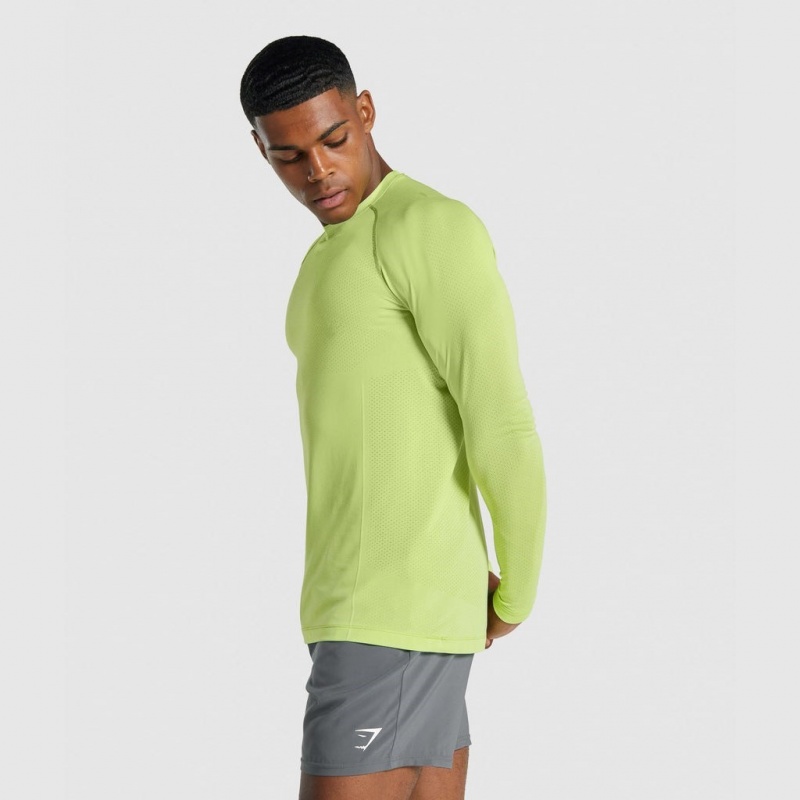 μπλουζακια Gymshark Vital Light Seamless Long Sleeve κίτρινα | 289GSBPTQ