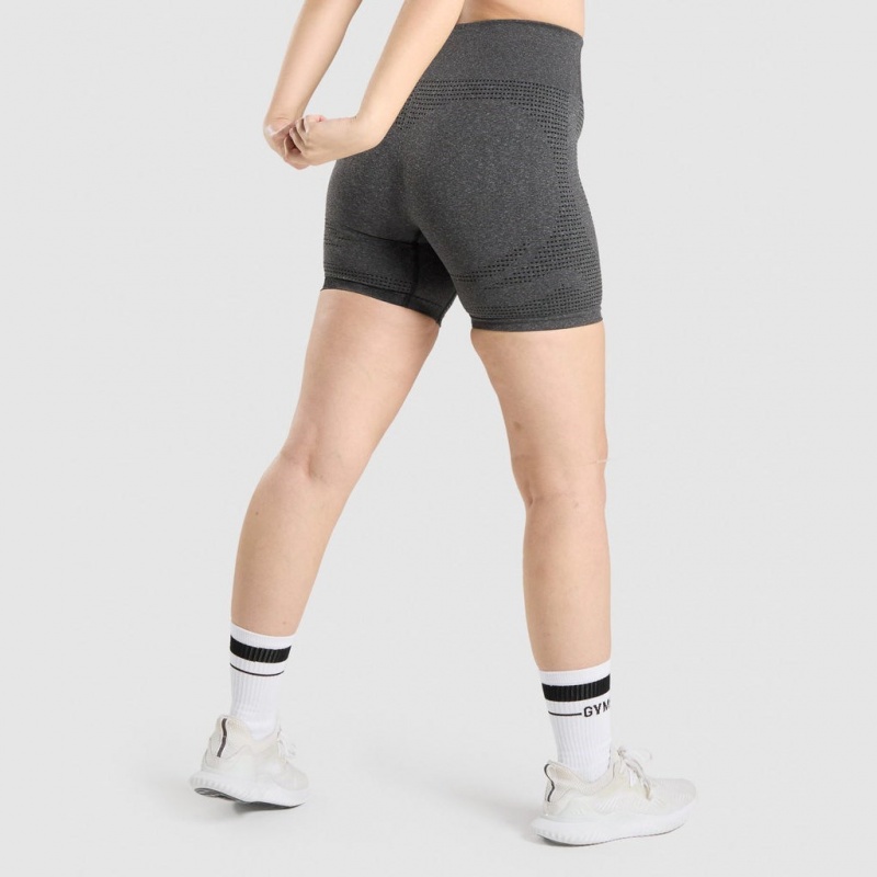 Σορτσ Gymshark Vital Seamless 2.0 Charcoal Marl | 098RCTNYB