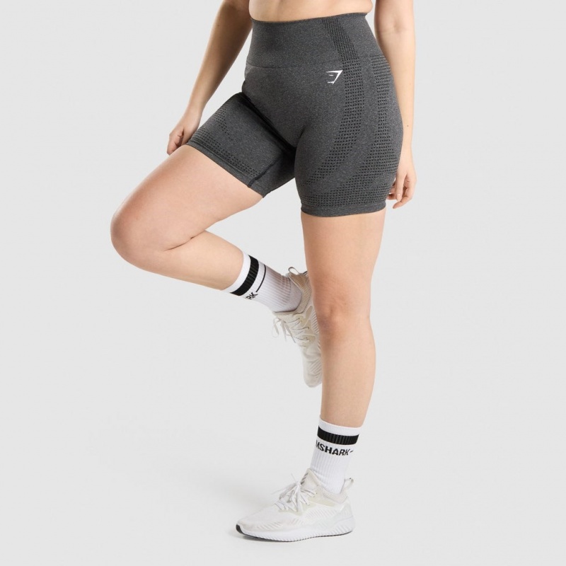 Σορτσ Gymshark Vital Seamless 2.0 Charcoal Marl | 098RCTNYB