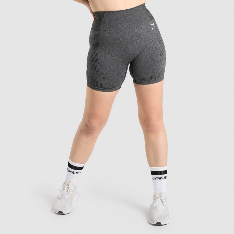 Σορτσ Gymshark Vital Seamless 2.0 Charcoal Marl | 098RCTNYB