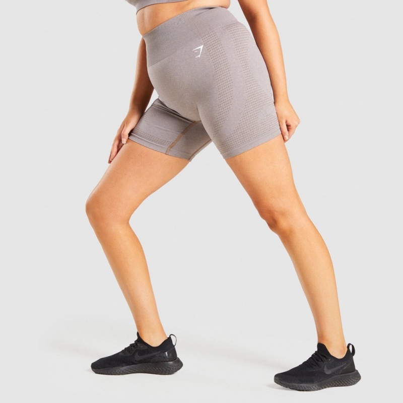 Σορτσ Gymshark Vital Seamless 2.0 Taupe Marl | 810JTICPO