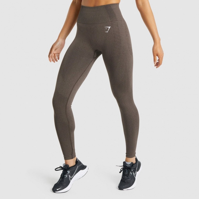 Κολαν Gymshark Vital Seamless 2.0 καφε | 248SBYKHM