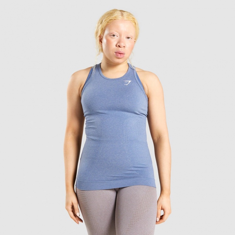 Γιλεκο Gymshark Vital Seamless 2.0 μπλε | 328YBCRTA