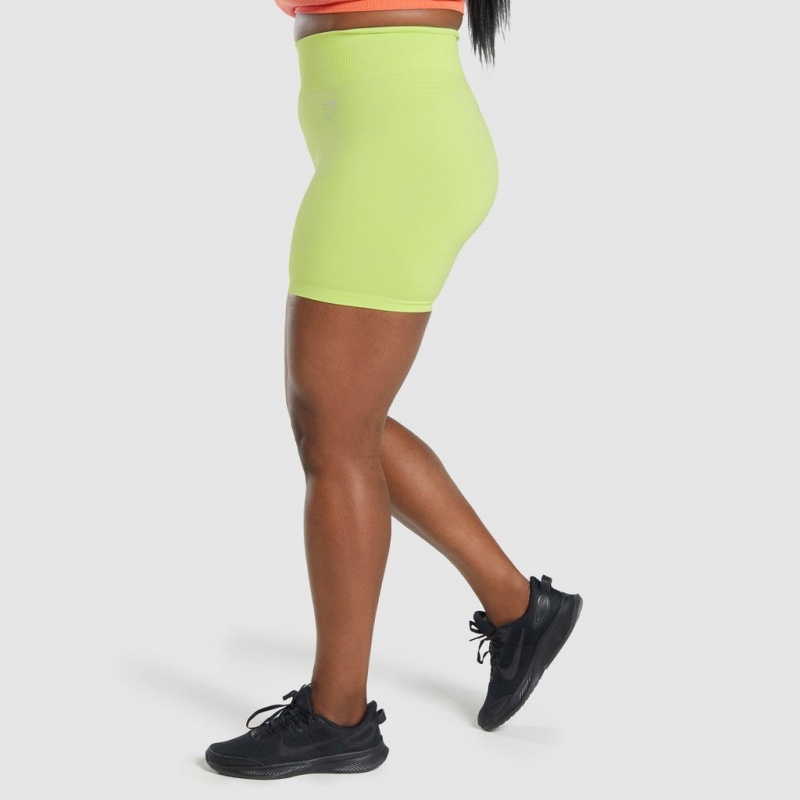Σορτσ Gymshark Vital Seamless 2.0 κίτρινα | 453DQEXCO