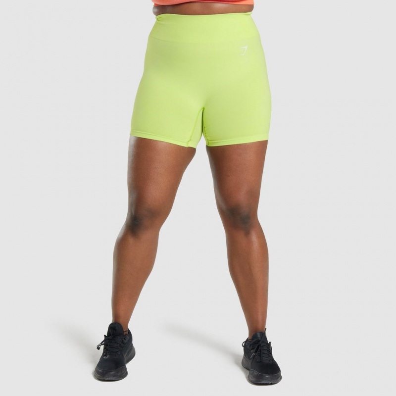 Σορτσ Gymshark Vital Seamless 2.0 κίτρινα | 453DQEXCO