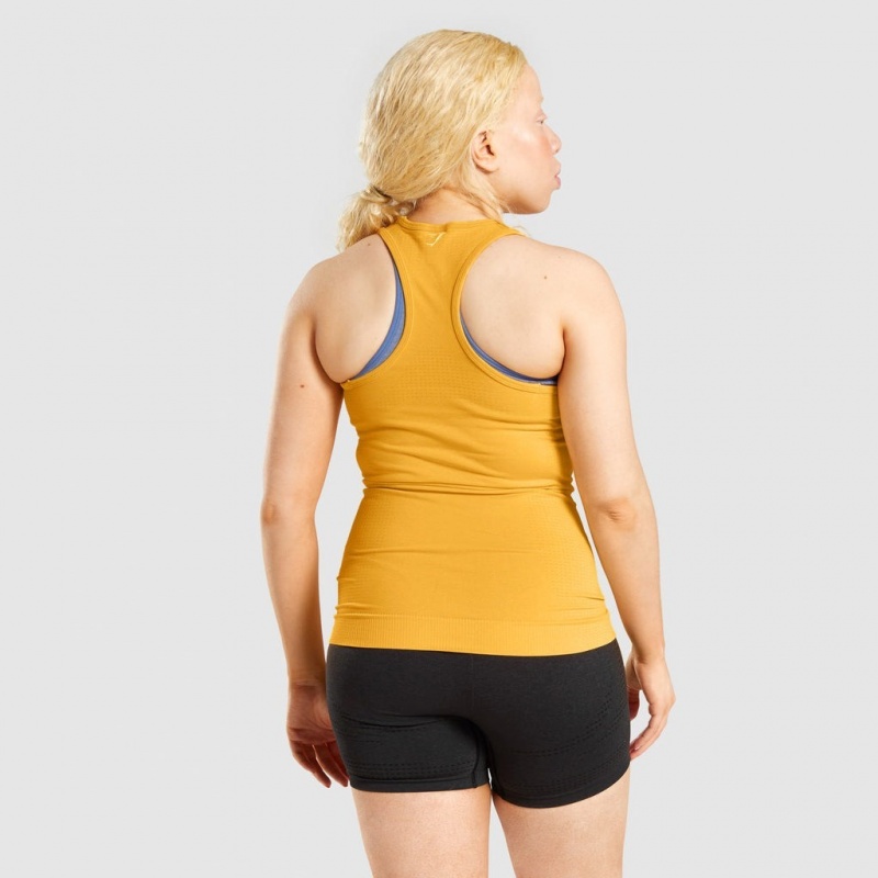 Γιλεκο Gymshark Vital Seamless 2.0 κίτρινα | 542APUTCH