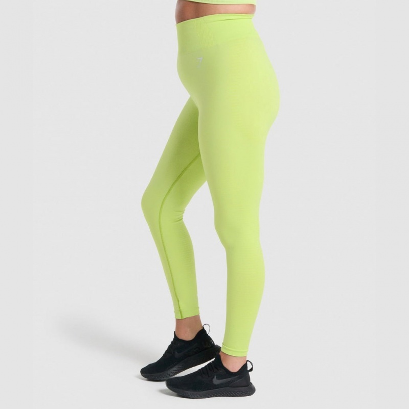 Κολαν Gymshark Vital Seamless 2.0 κίτρινα | 682DSJIMG