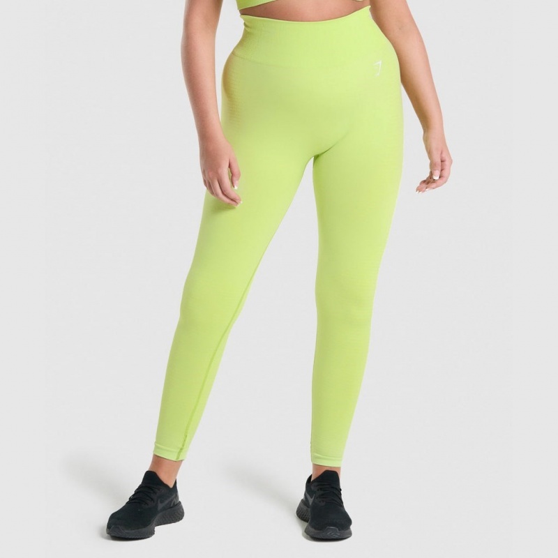 Κολαν Gymshark Vital Seamless 2.0 κίτρινα | 682DSJIMG