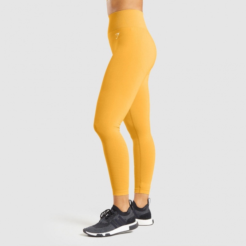 Κολαν Gymshark Vital Seamless 2.0 κίτρινα | 780QCNPBZ