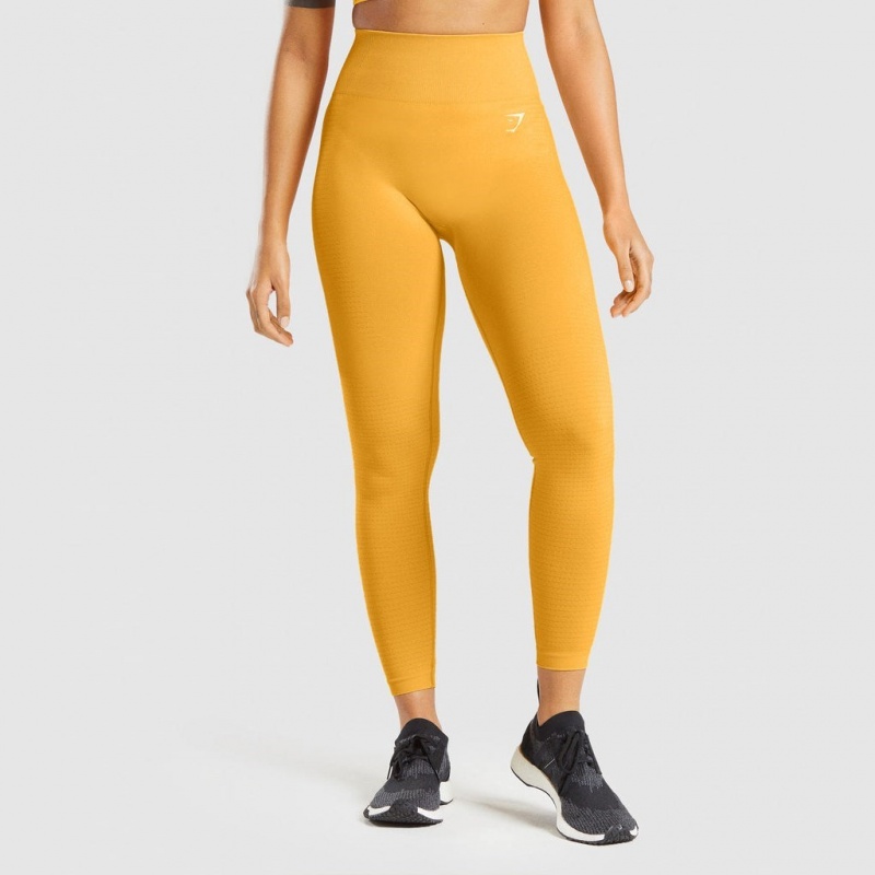 Κολαν Gymshark Vital Seamless 2.0 κίτρινα | 780QCNPBZ