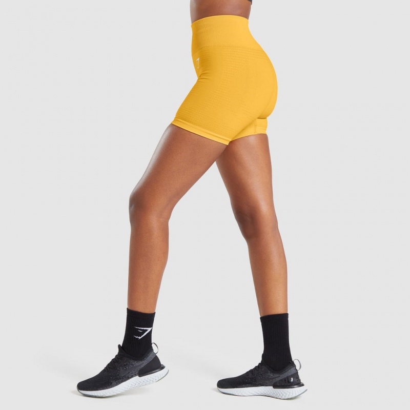 Σορτσ Gymshark Vital Seamless 2.0 κίτρινα | 829SUYGBE