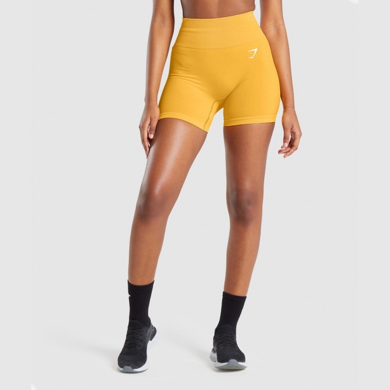 Σορτσ Gymshark Vital Seamless 2.0 κίτρινα | 829SUYGBE