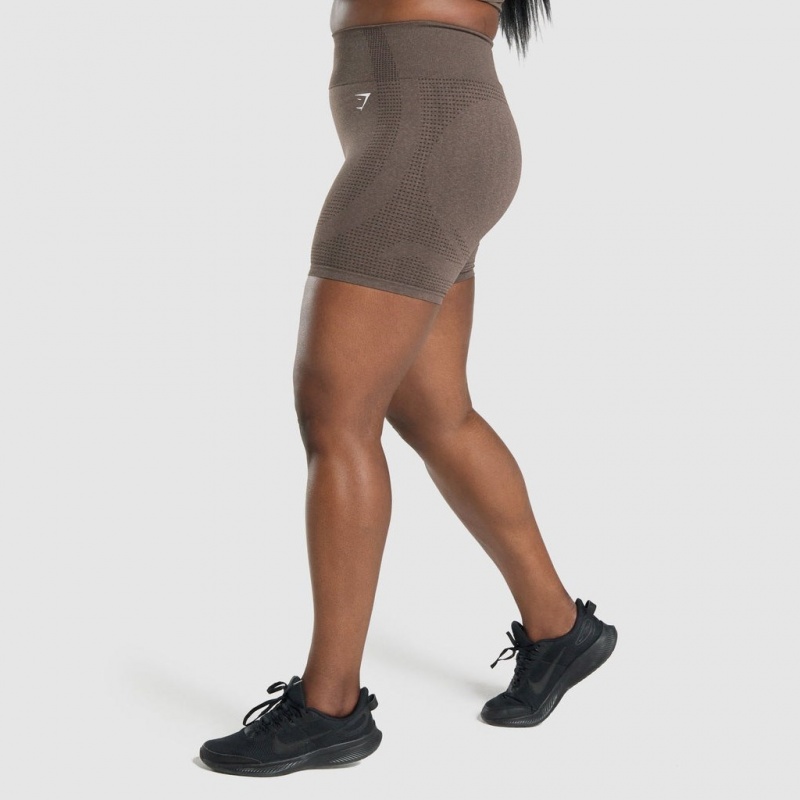 Σορτσ Gymshark Vital Seamless 2.0 καφε | 895MGSOYR