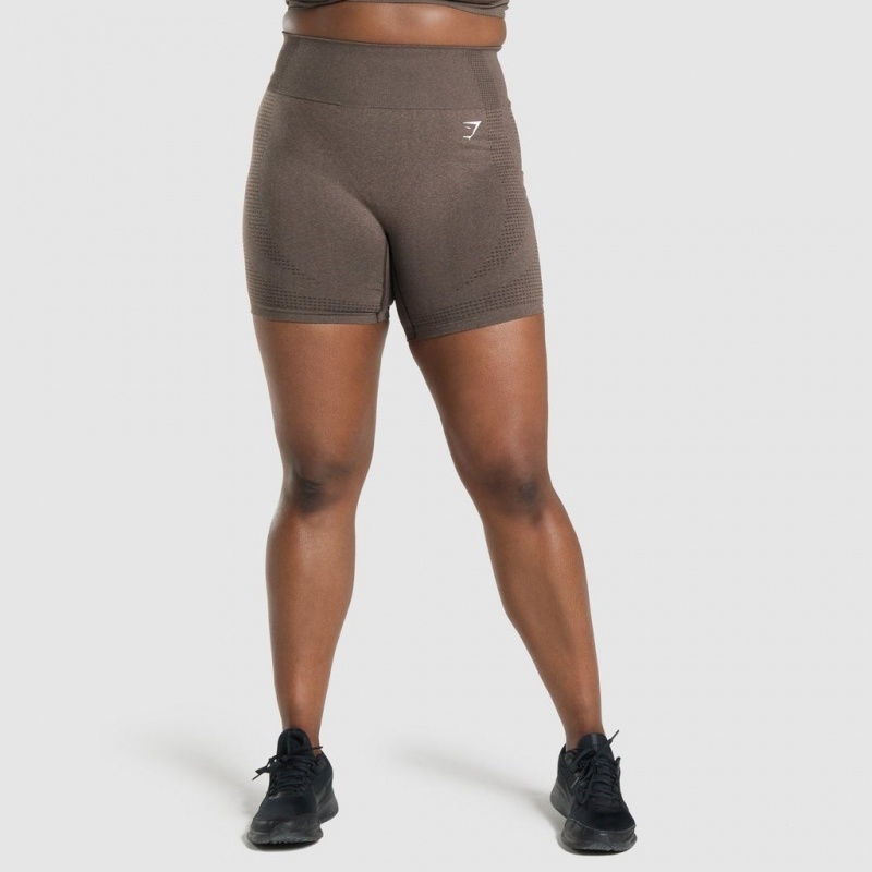 Σορτσ Gymshark Vital Seamless 2.0 καφε | 895MGSOYR