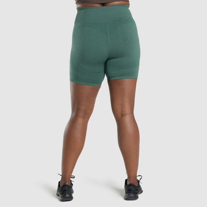 Σορτσ Gymshark Vital Seamless 2.0 σκούρο πρασινο | 485PKMNIE