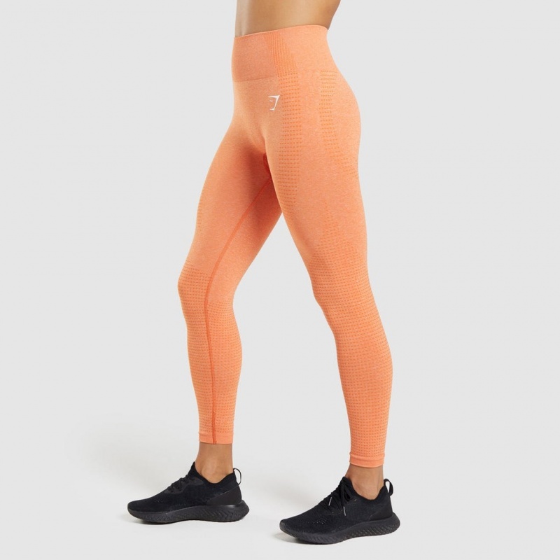 Κολαν Gymshark Vital Seamless 2.0 βερίκοκο πορτοκαλι | 721KZRGTE