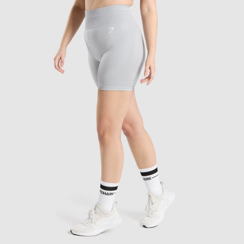 Σορτσ Gymshark Vital Seamless 2.0 ανοιχτο γκρι | 796UFKBOE