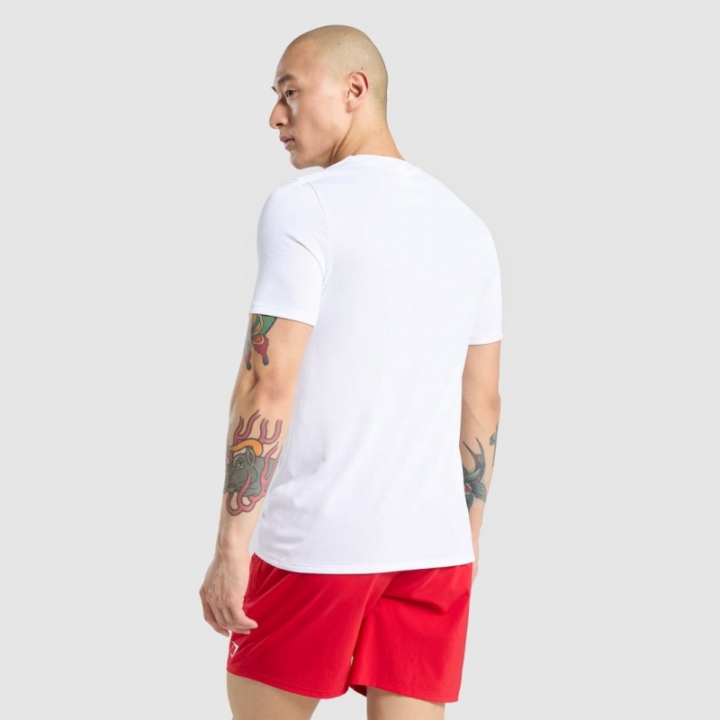 μπλουζακια Gymshark Vital ασπρα | 296JOTBKL