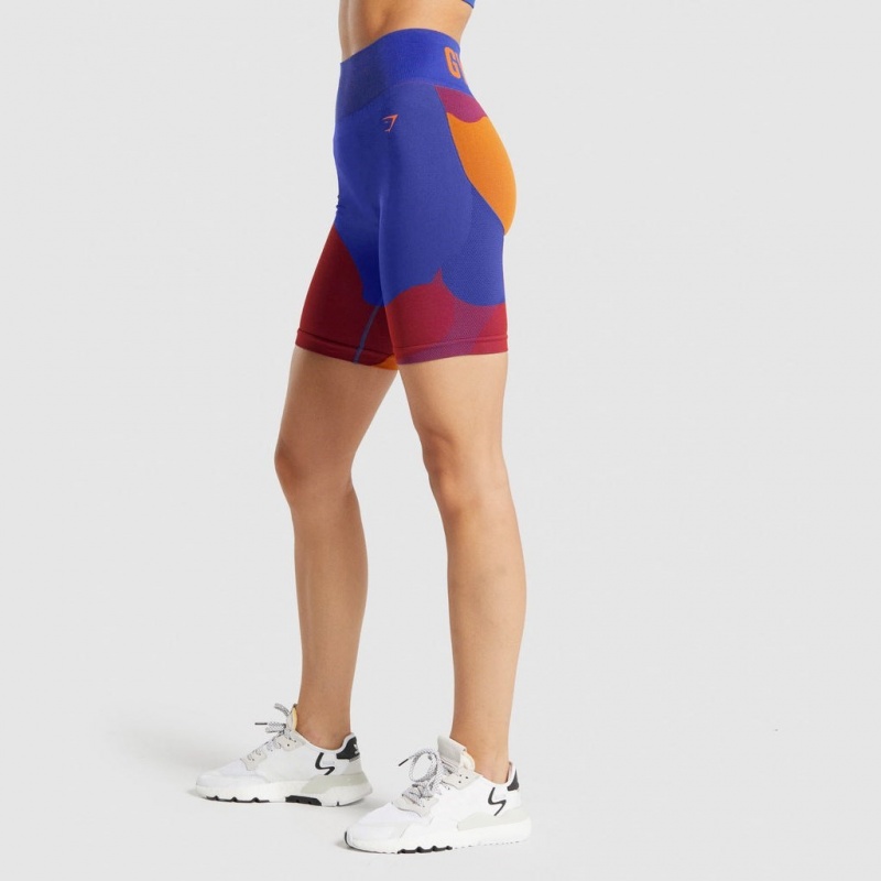 Σορτσ Gymshark WTFlex Seamless Cycling Wavy | 264PUKGES
