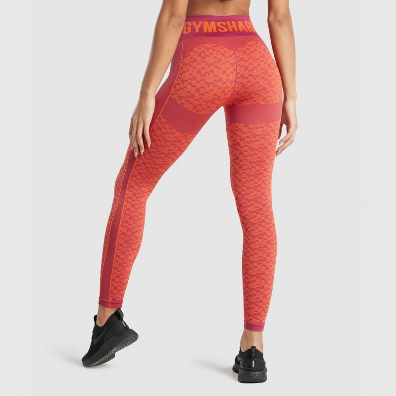 Κολαν Gymshark WTFlex Seamless High Waisted Chevron | 540XZTEMN