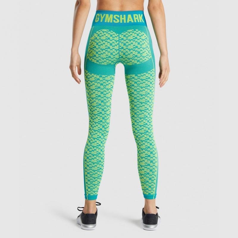 Κολαν Gymshark WTFlex Seamless High Waisted Chevron | 072RDWYZO