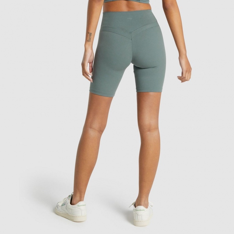 Σορτσ Gymshark Whitney Cycling Eucalyptus | 924LBQHVJ