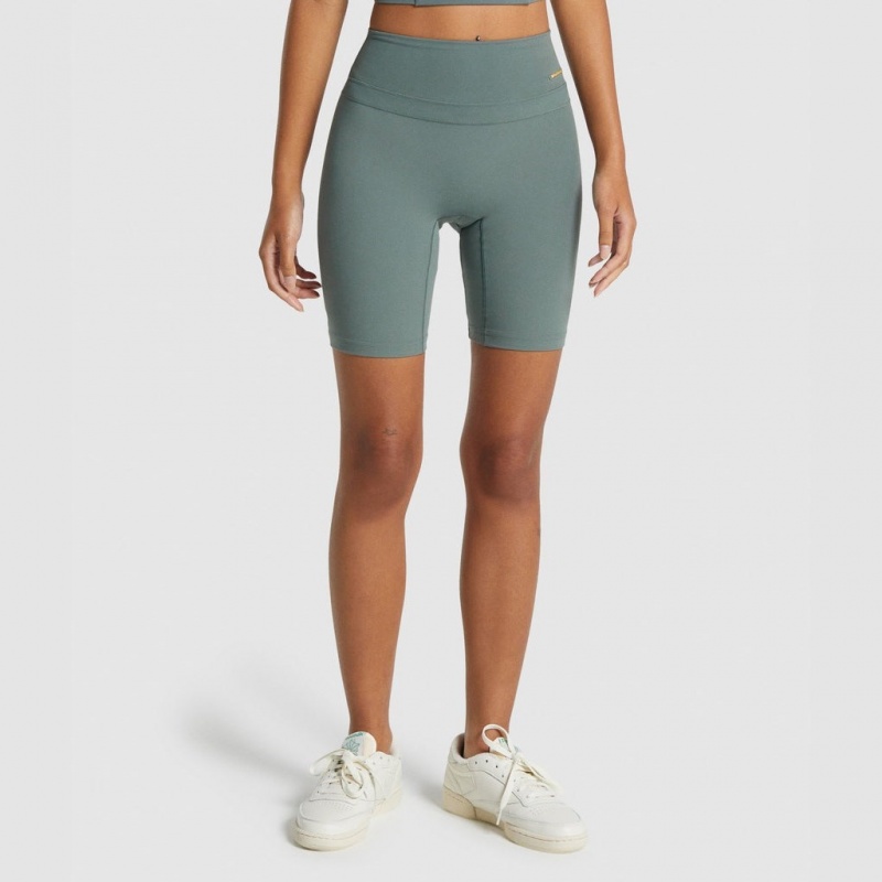 Σορτσ Gymshark Whitney Cycling Eucalyptus | 924LBQHVJ