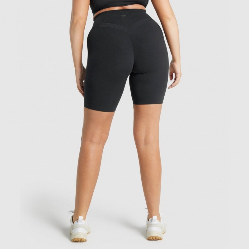 Σορτσ Gymshark Whitney Cycling μαυρα | 741OAEKQN