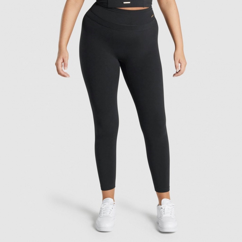 Κολαν Gymshark Whitney High Rise μαυρα | 298ARKUMW