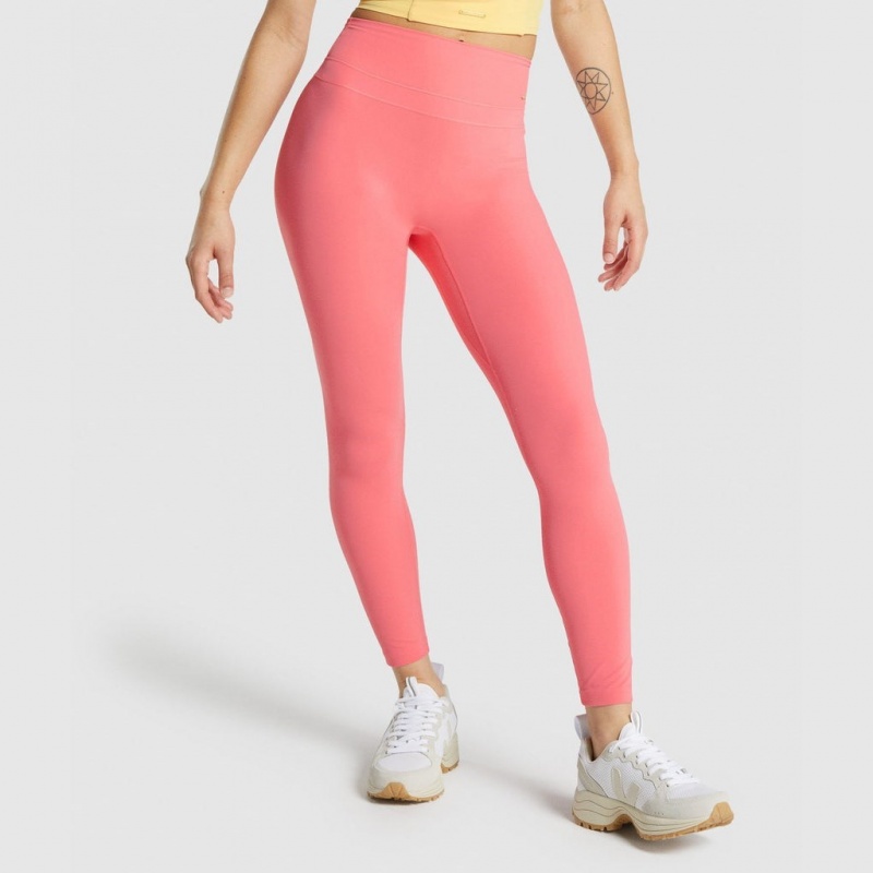 Κολαν Gymshark Whitney High Rise ροζ | 659GDFIJP