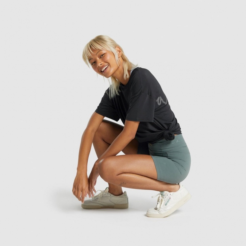 Σορτσ Gymshark Whitney Mesh Eucalyptus | 451UZEHGJ