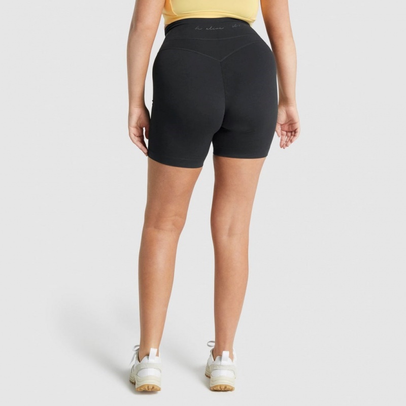 Σορτσ Gymshark Whitney Mesh μαυρα | 317NFMYVX