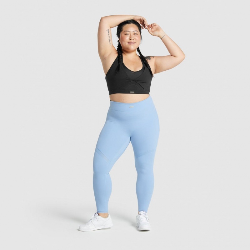 Κολαν Gymshark Whitney Mesh μπλε | 530JIDAEK