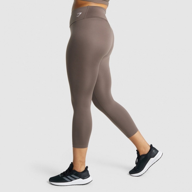Κολαν Gymshark Αθλητικά 7/8 καφε | 538AWCMVR