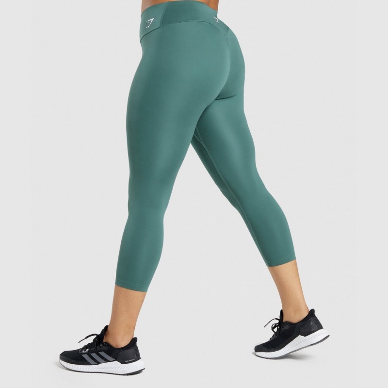 Κολαν Gymshark Αθλητικά 7/8 σκούρο πρασινο | 096ISCRMH
