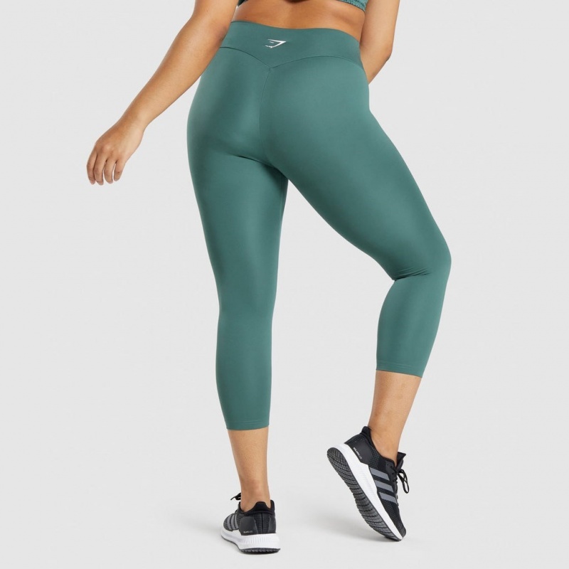 Κολαν Gymshark Αθλητικά 7/8 σκούρο πρασινο | 096ISCRMH