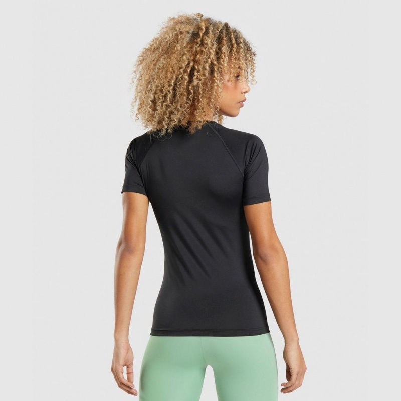 μπλουζακια Gymshark Αθλητικά Baselayer μαυρα | 491ZEANDS
