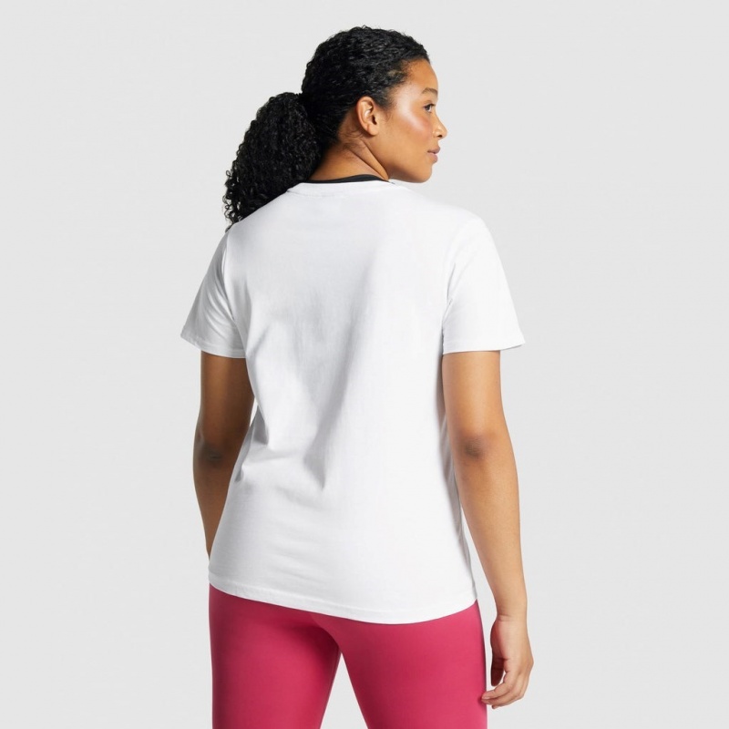 μπλουζακια Gymshark Αθλητικά Basic Tee ασπρα | 354TJICUW