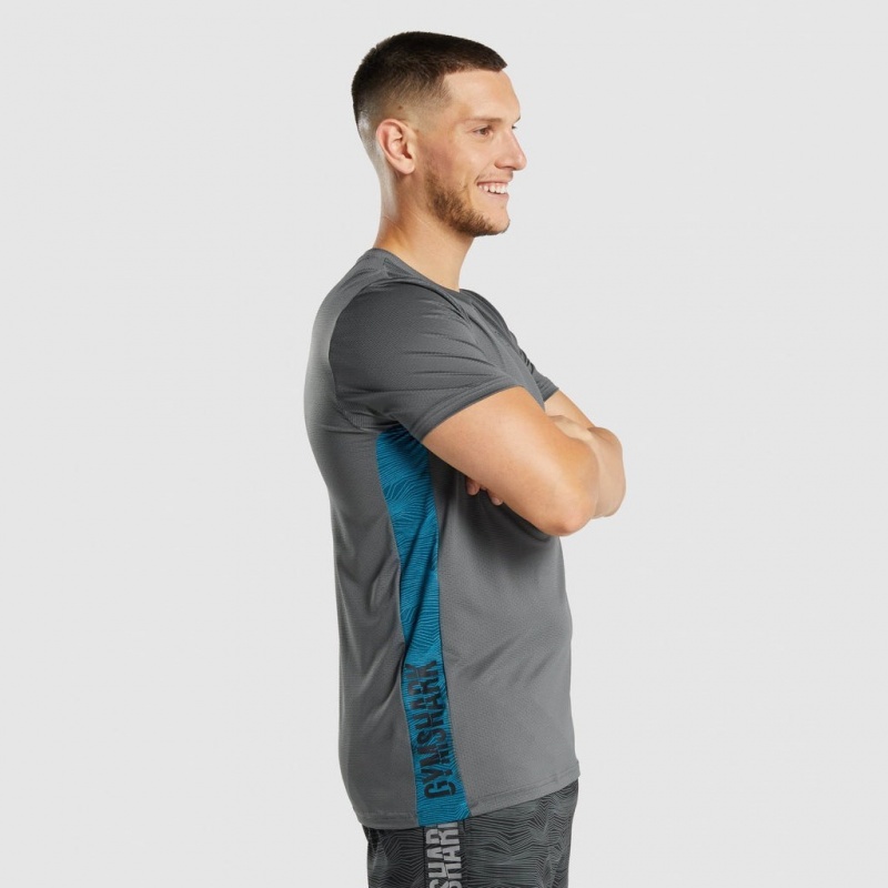 μπλουζακια Gymshark Αθλητικά Charcoal | 085AWXGJS