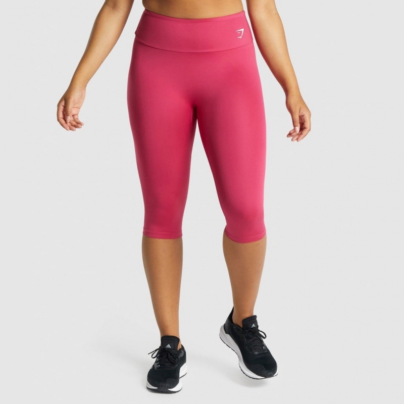 Κολαν Gymshark Αθλητικά Cropped ροζ | 564DSZTAW