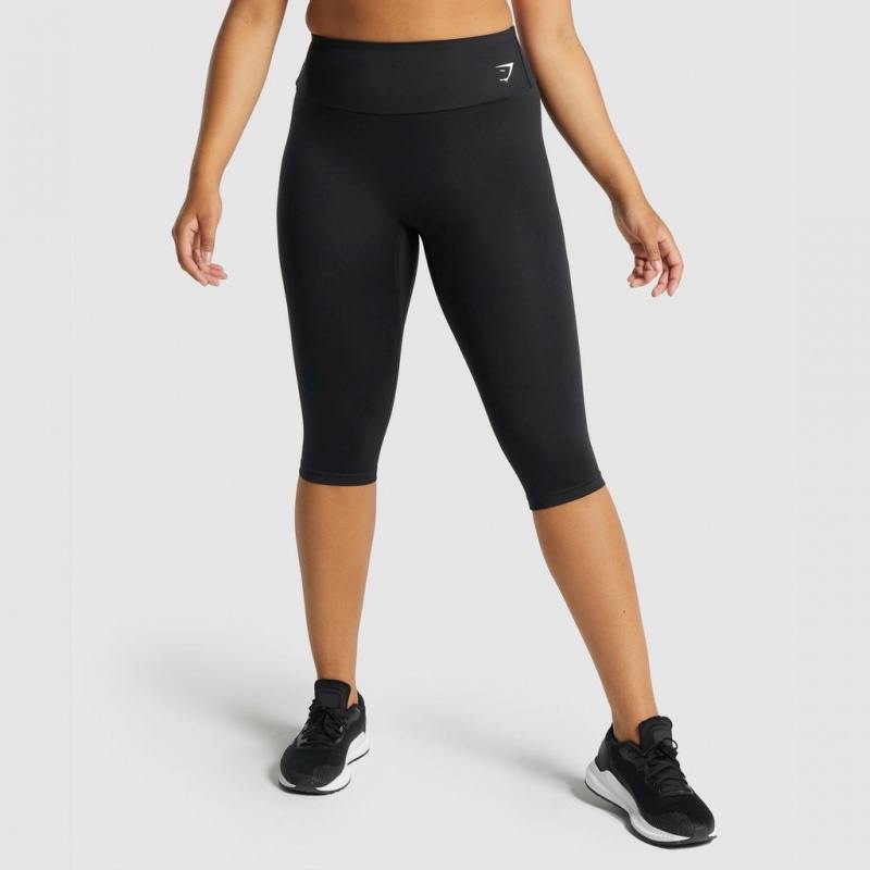 Κολαν Gymshark Αθλητικά Cropped μαυρα | 831HRUBIM