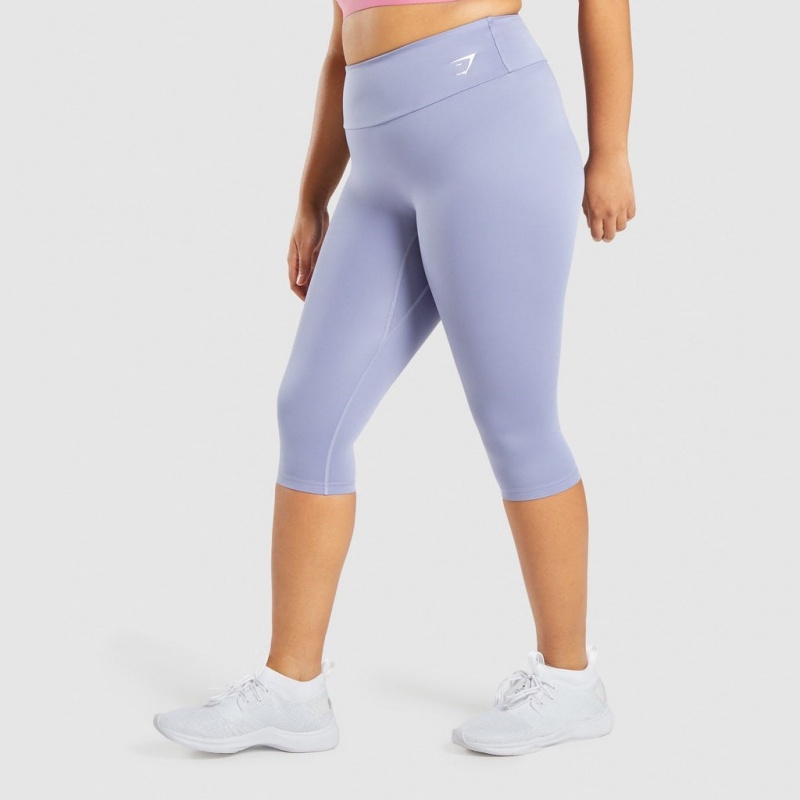 Κολαν Gymshark Αθλητικά Cropped ανοιχτο μπλε | 602TNWCJL