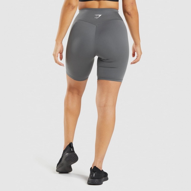 Σορτσ Gymshark Αθλητικά Cycling γκρι | 069JTOIVK