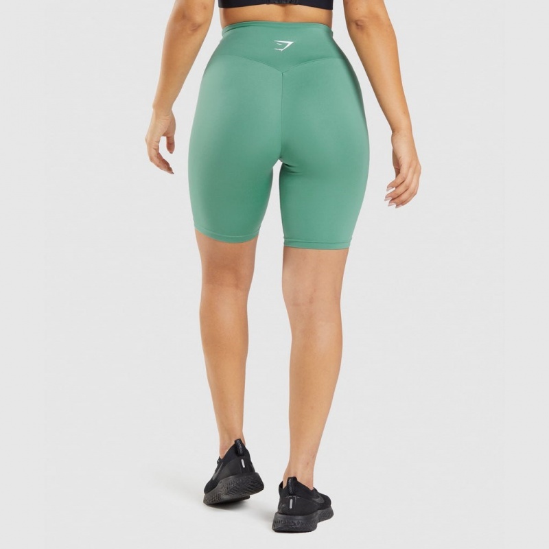 Σορτσ Gymshark Αθλητικά Cycling πρασινο | 420DNUHVI