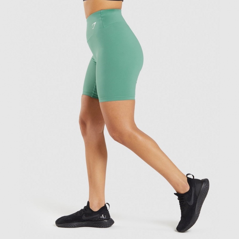 Σορτσ Gymshark Αθλητικά Cycling πρασινο | 420DNUHVI