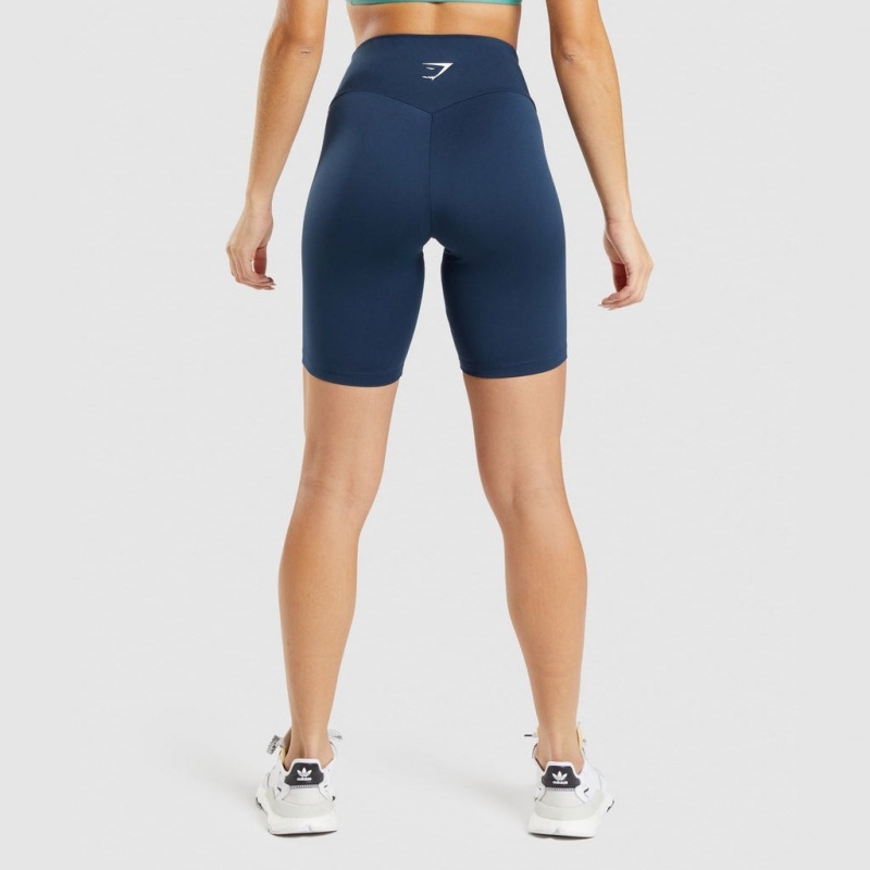 Σορτσ Gymshark Αθλητικά Cycling σκουρο μπλε | 920DMZUYA