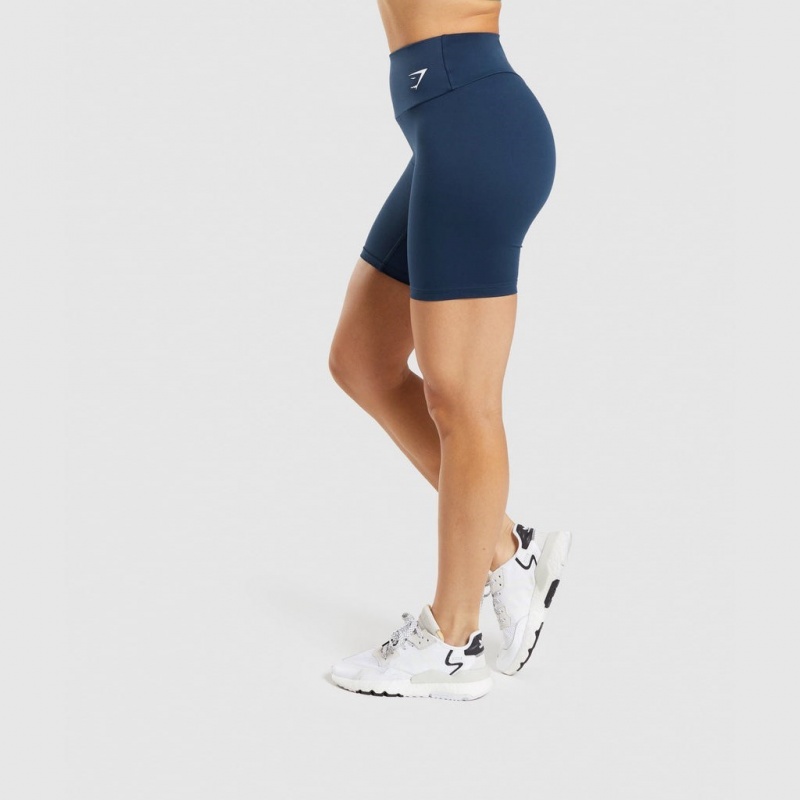 Σορτσ Gymshark Αθλητικά Cycling σκουρο μπλε | 920DMZUYA